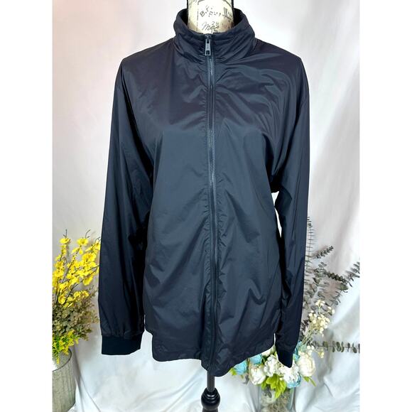 Piombo Regular High Neck Full Zip Fit Jacket Black XL - Picture 3 of 13